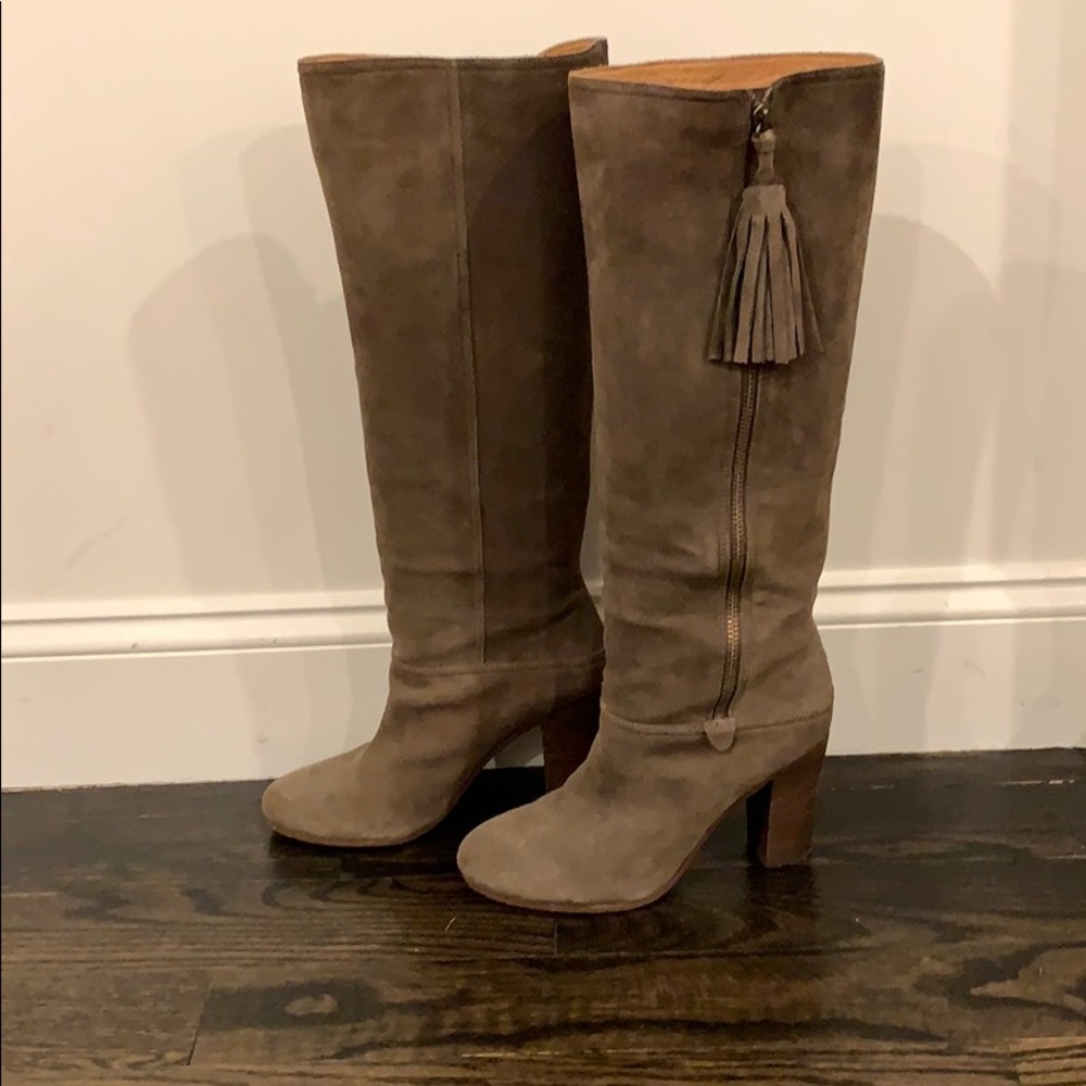 Coach tassel boots